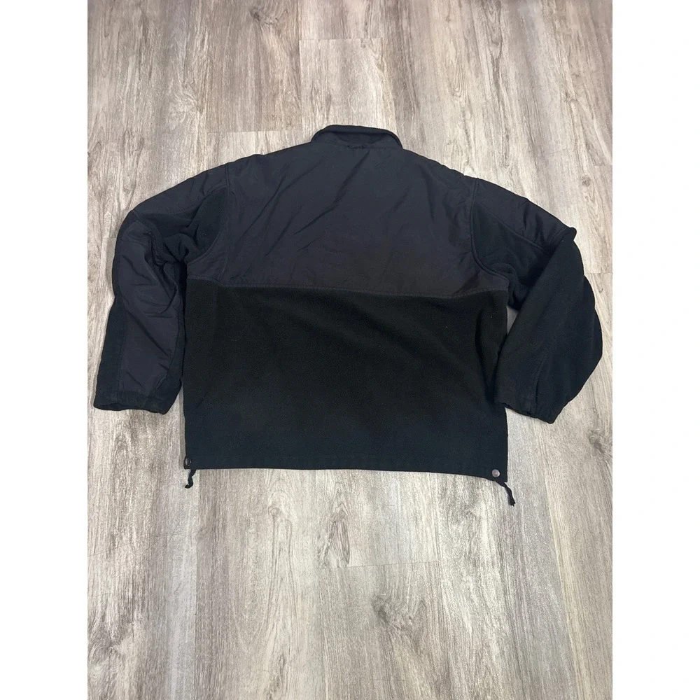 5.11 Tactical Series Mens 2XL Black‎ Fleece Jacket Full Zip Nylon Overlay Hybrid